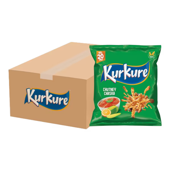 Kurkure Chutney Chaska Rs. 20 Carton (60 Packs)