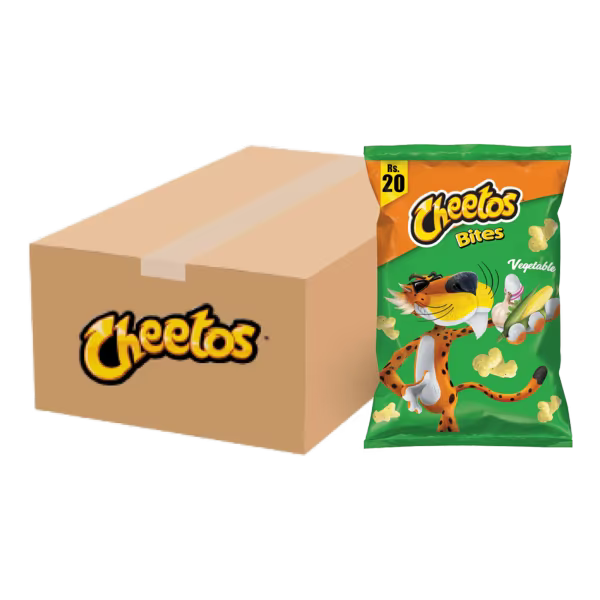 Cheetos Bites Chicken Vegetable Rs. 20 Carton (64 Packs)
