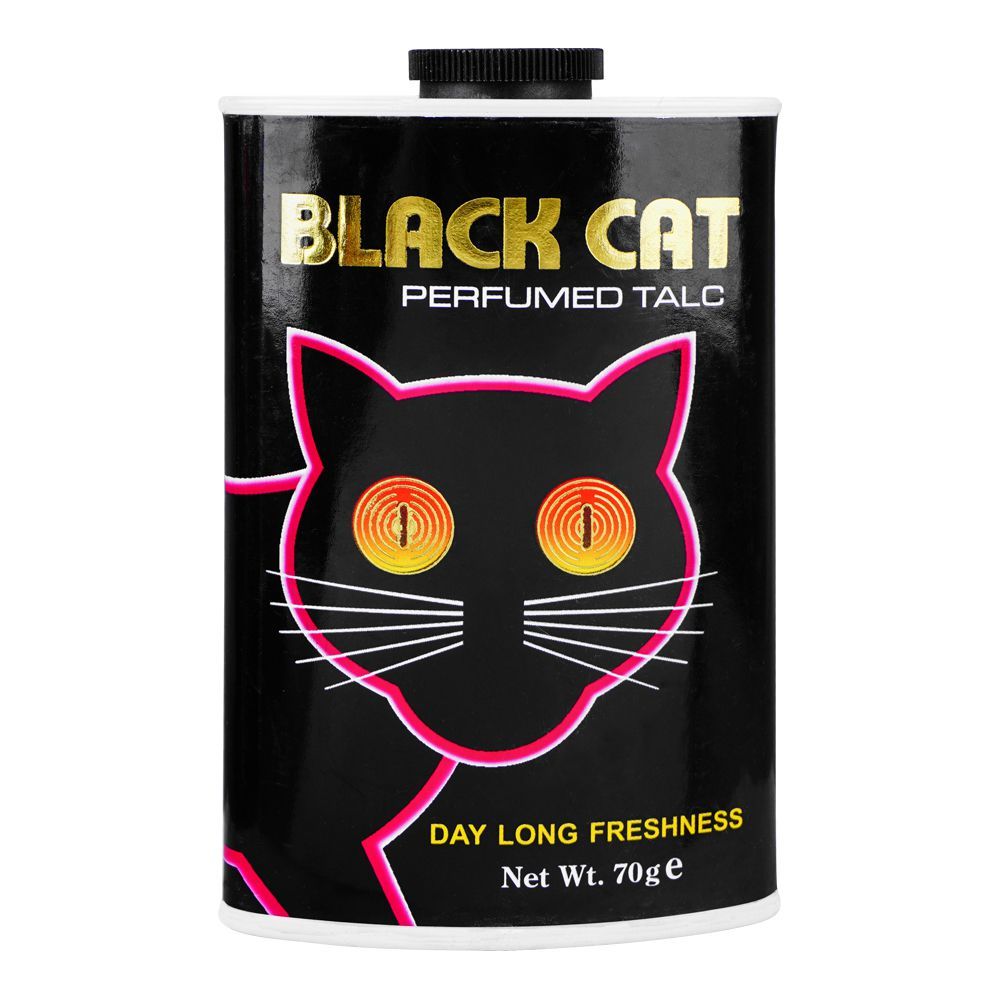Black Cat Perfumed Talcum Powder