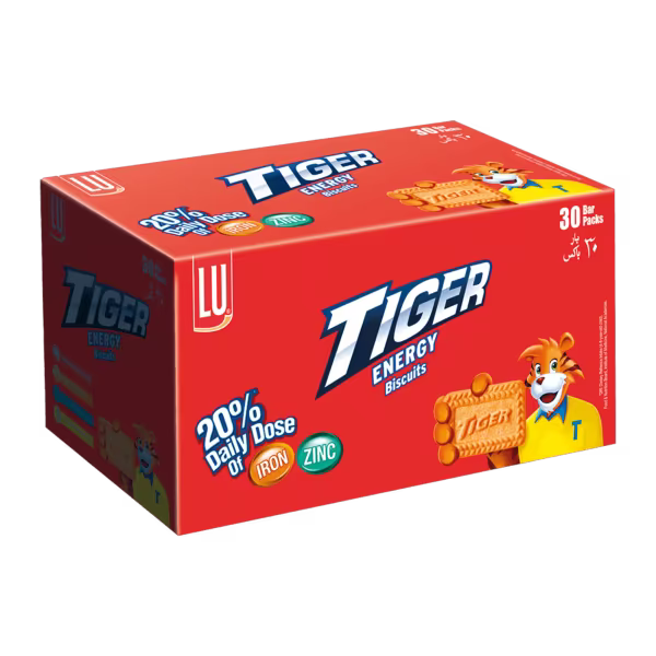 Tiger Biscuits Rs. 10 Box (30 Packs)