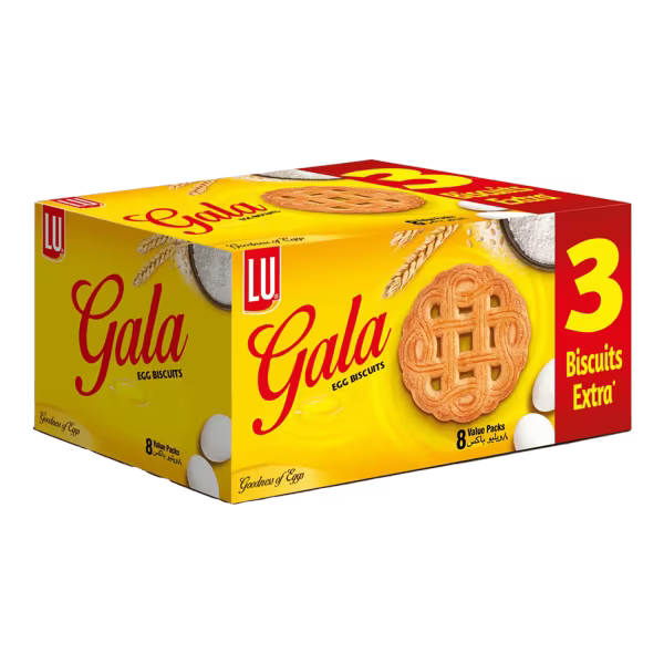 Gala Egg Biscuit Box Rs. 40 (8 pcs)