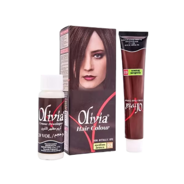 Olivia Hair Color 03 Medium Brown 50ml