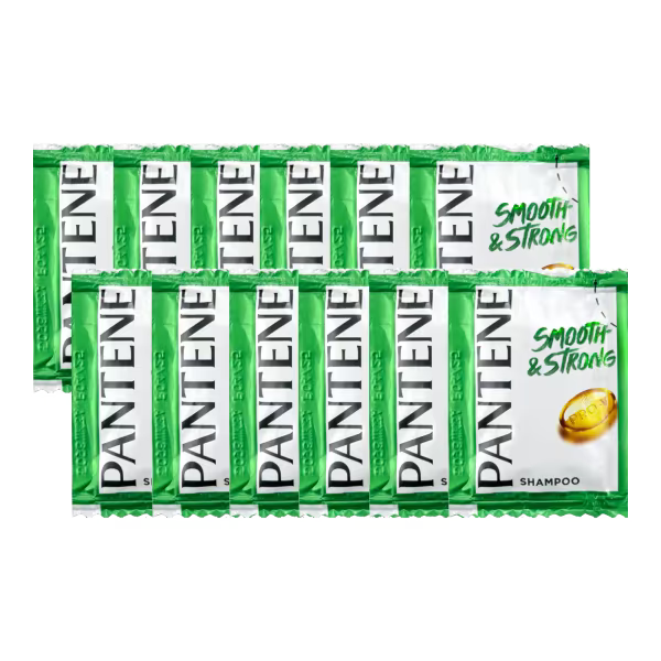 Pantene Shampoo Smooth & Strong 4 Ml Sachet x 12