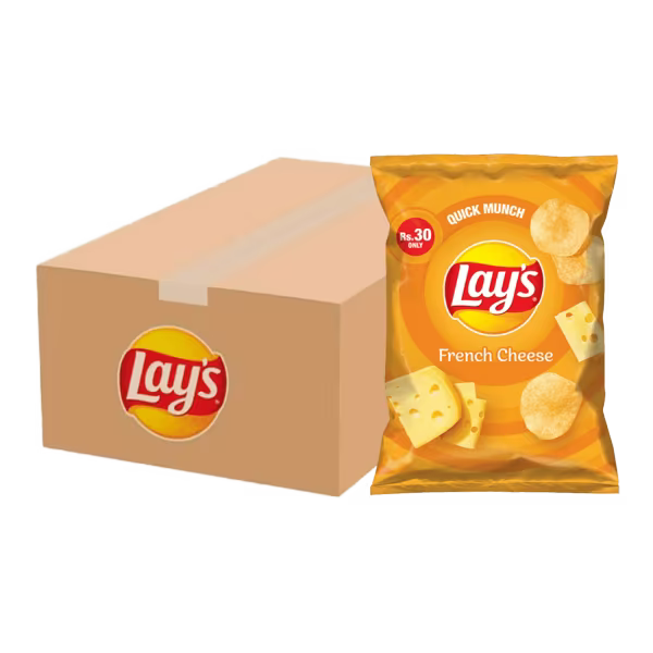 Lay's French Cheese Rs. 30 Carton (48 Packs)