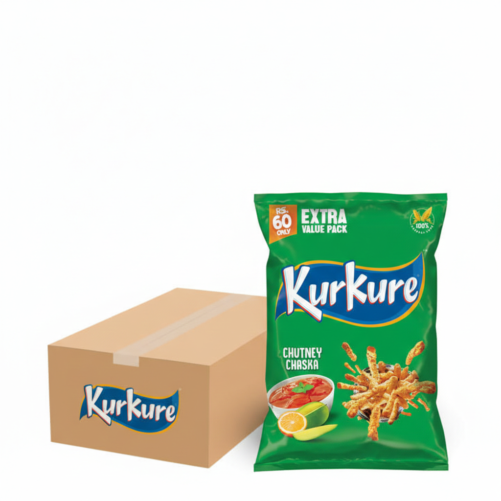 Kurkure Chutney Chaska Rs. 60 Carton (20 Packs)