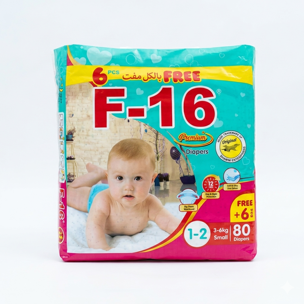F-16 Small Size 1-2 Diapers