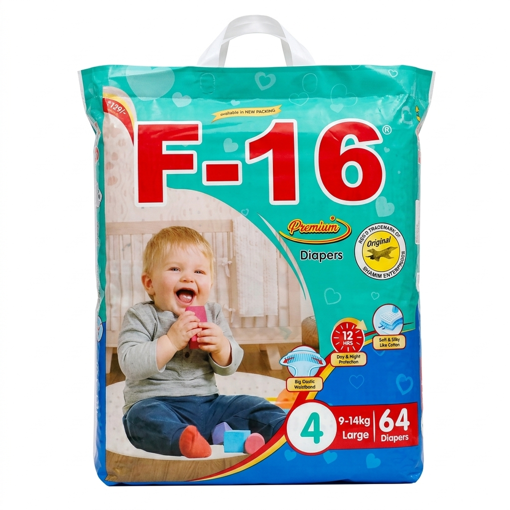 F-16 Large Size-4 Diapers