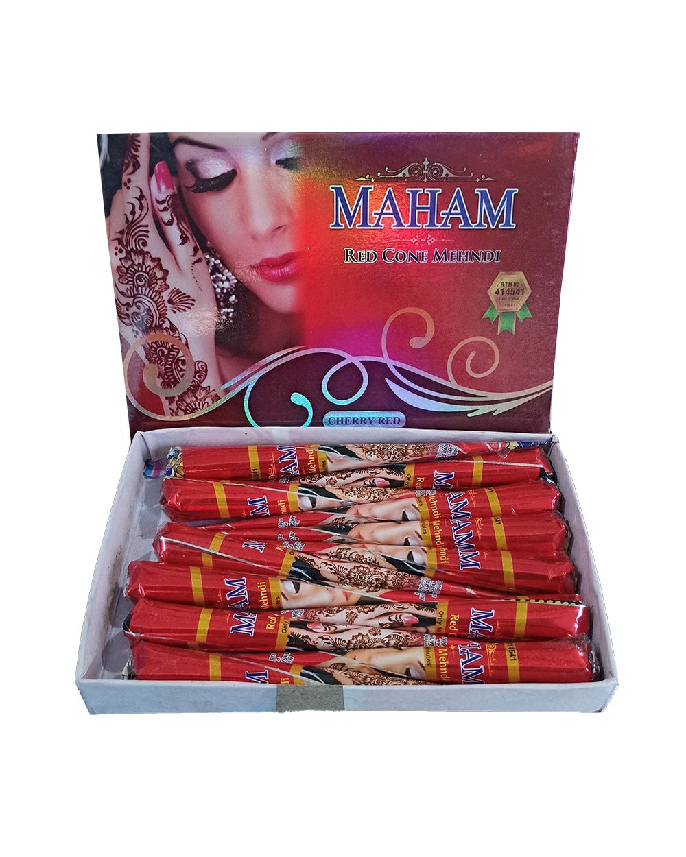 Maham Red Cone Mehndi