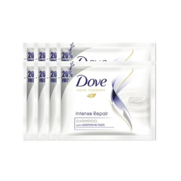 Dove Shampoo Intense Repair 12ml Sachet x8