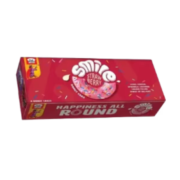 Peek Freans Smile Strawberry Donut Cake Rs. 50 Box (6 Packs)