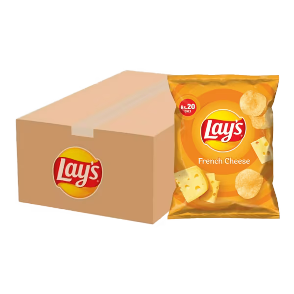 Lay's French Cheese Rs. 20 Carton (80 Packs)