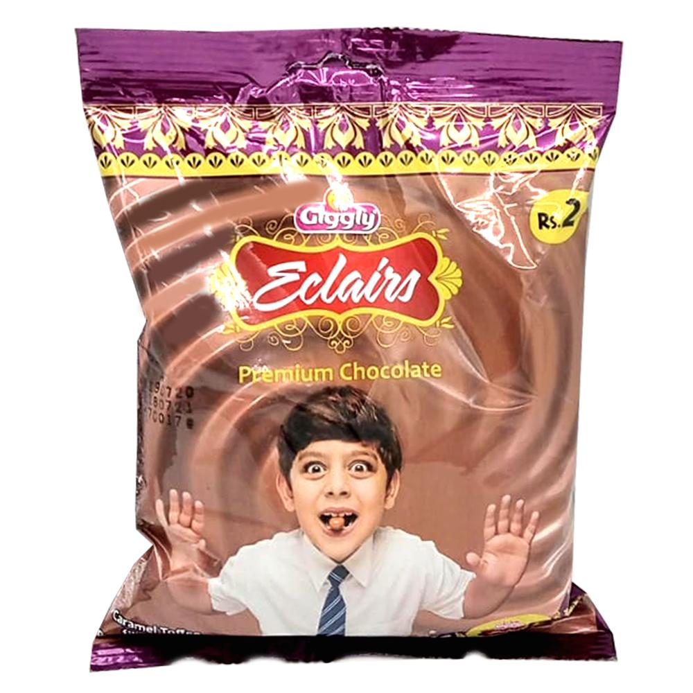 Eclairs Chocolate Candy (50 Pcs Pack)